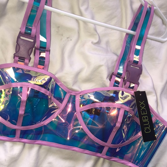 Dolls Kill Other - Holographic bra